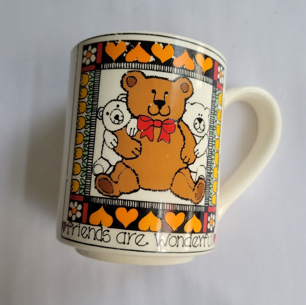 Teddy Bear Mug with Heart Design